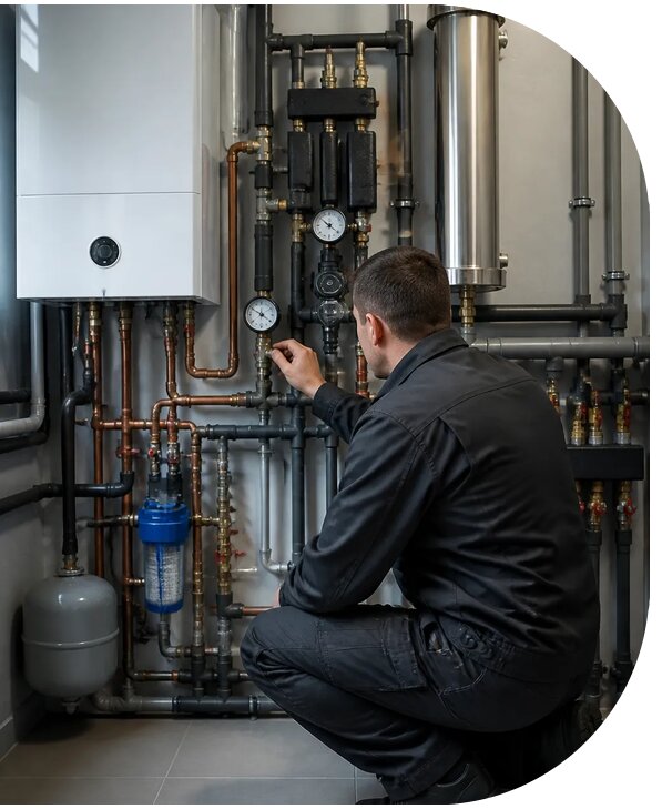 Техническое обслуживание котельной для дома в Батайске