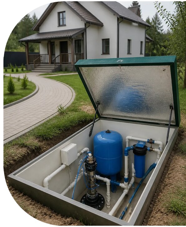 Автономное водоснабжение дома в Батайске от 151815 р. | АПаруса-Бтс
